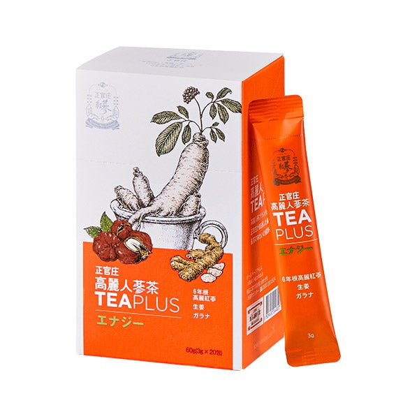 ＜正官庄＞ 高麗人蔘茶 TEAPLUS エナジー 3g×20包入り