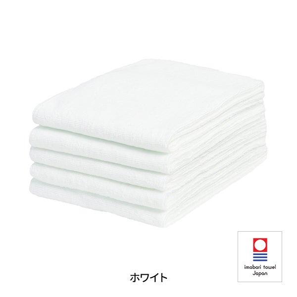 今治＞ フェイスタオル (綿 100%)(240匁) 34cm×86cm 日本製 ホワイト