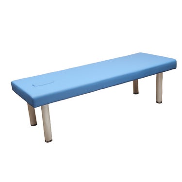 組合せ 高反発整体ベッド (有孔)(ネジ固定脚型)(天板部 + 脚部) 高さ65cm ブルー/ホワイト