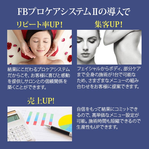 【レンタル専用機器】 ＜SEVEN BEAUTY＞ FB PROCARE SYSTEM II (エフビー プロケアシステム2)