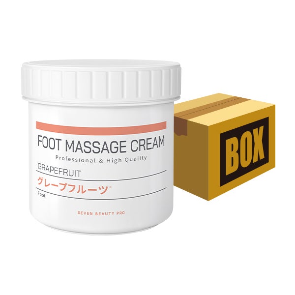 SEVEN BEAUTY] フットマッサージクリーム 無香料 450g（36個入り)の
