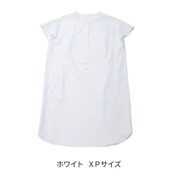 ＜ジルスチュアート＞ バンドカラーシャツワンピース ホワイト XPサイズ