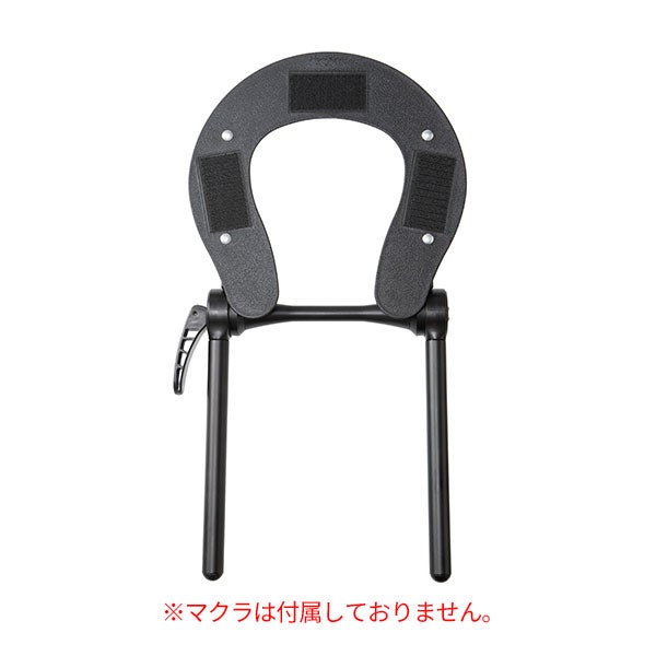 手動/電動昇降 マッサージベッド用ヘッドレスト フラットタイプ ブラック (マクラなし)