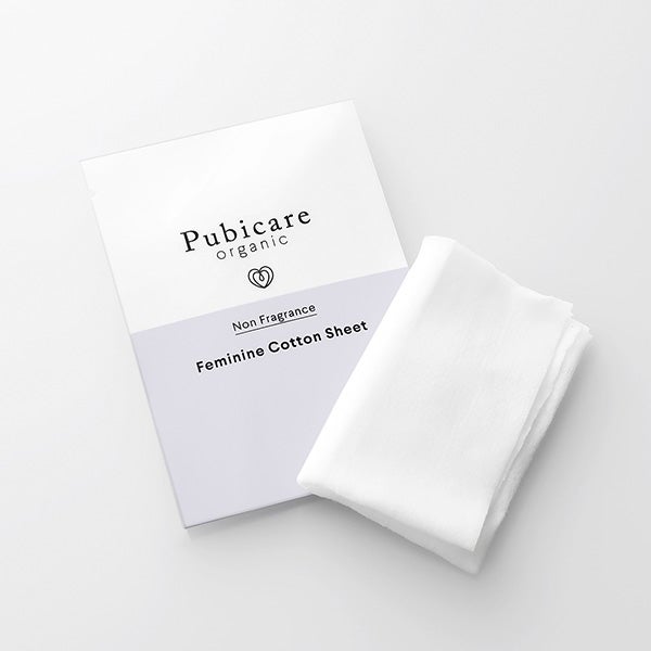 [Pubicare organic] フェミニン コットン シート 無香料 50枚入り (業務用)