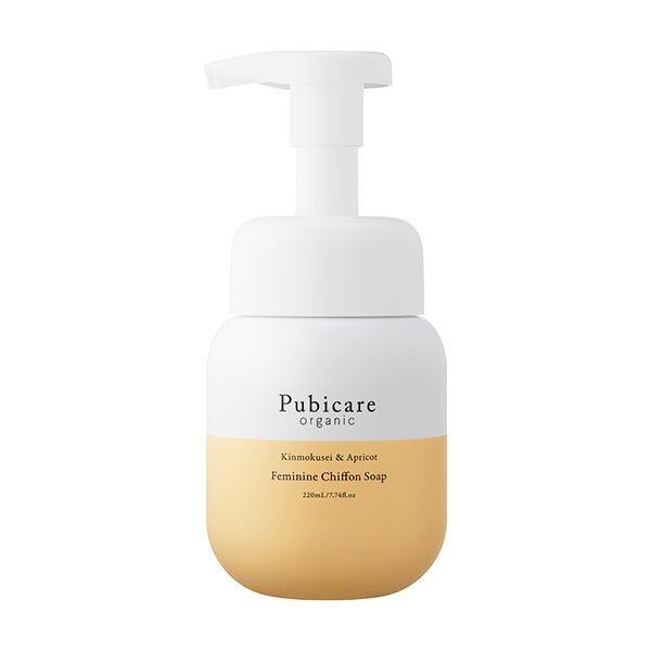 [Pubicare organic] フェミニン シフォンソープ キンモクセイ＆アプリコット 220mL