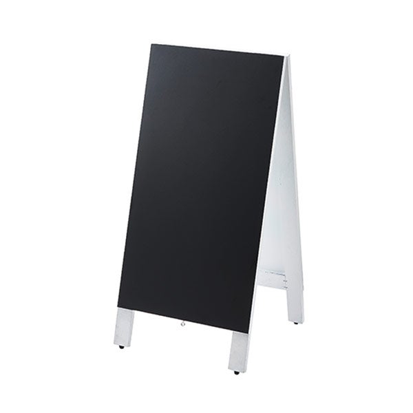A型スタンド黒板 幅38×高さ80.5cm ホワイト
