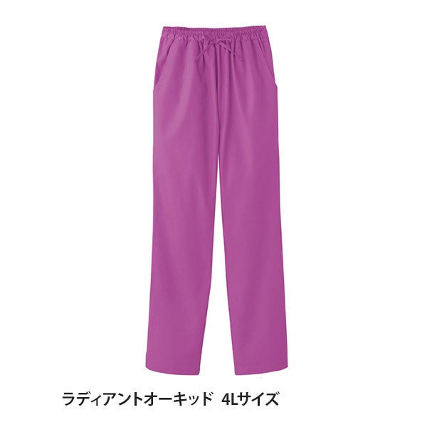 [FOLK] レディスストレートパンツ (PANTONE) 6012SC ラディアントオーキッド 4Lサイズ