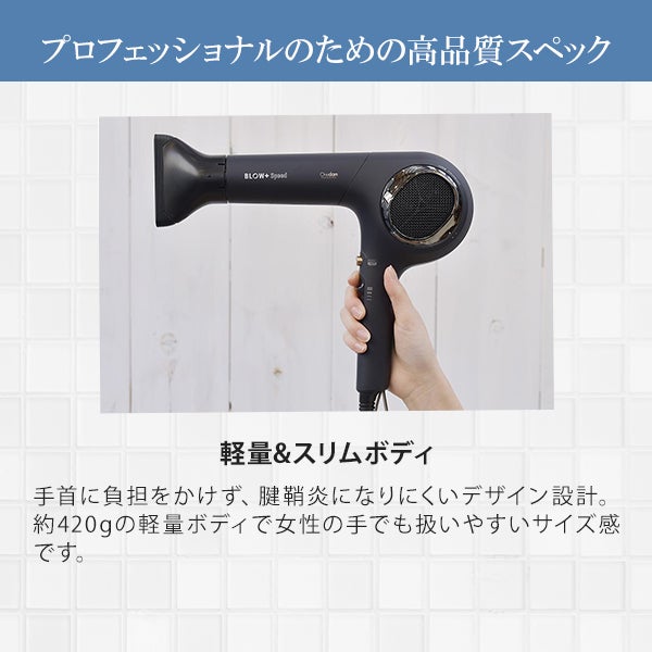 ワンダム＞ プラズマイオン ヘアドライヤー BLOW+Speed ABD-701の通販 