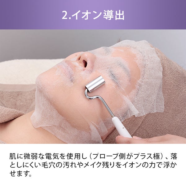 マルチ美顔器 PRO F-302 (スクラバー・イオン導入・導出・超音波)の 