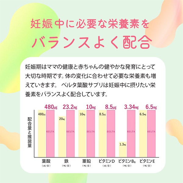 [ベルタ] 葉酸サプリ 60粒入り