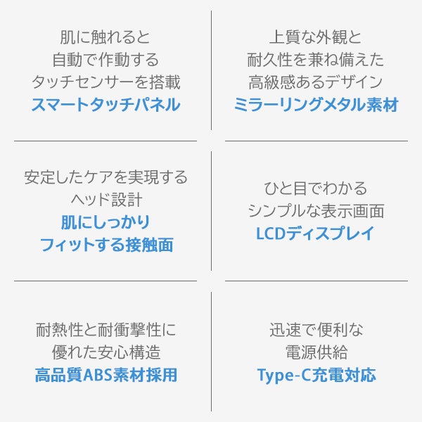 [パールケア] 高周波ディープブルー HOT＆Coolブースター