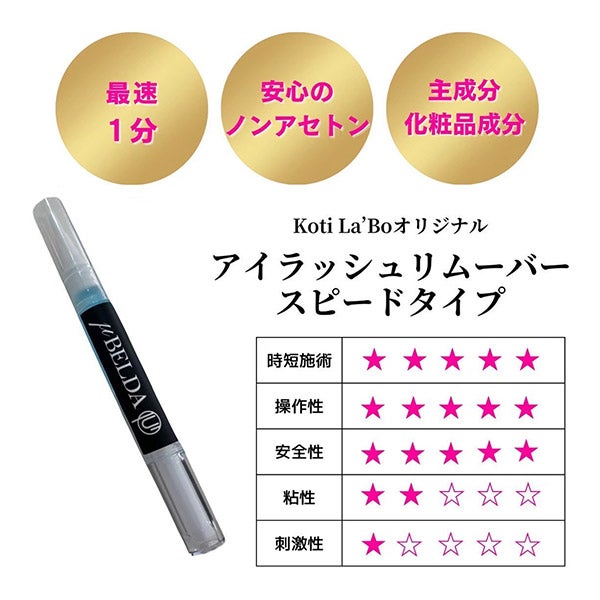 [μBELDA] アイラッシュリムーバー スピードタイプ