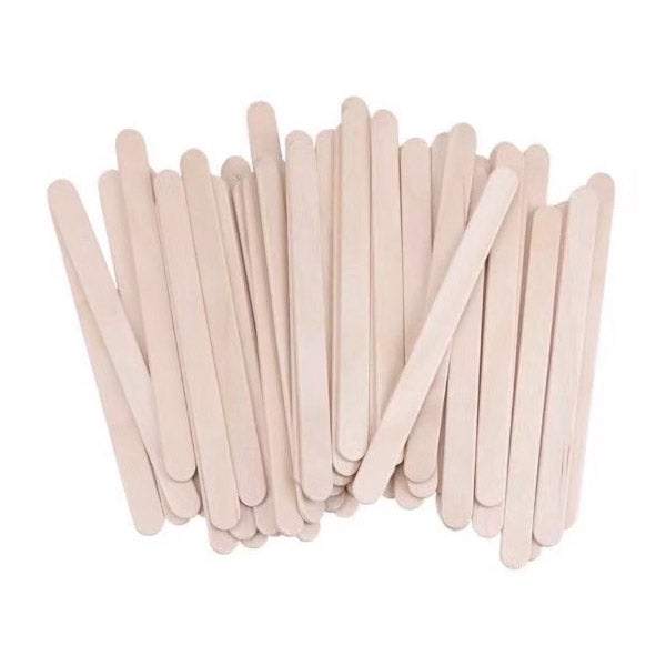 [μBELDA] 脱毛WAX用ウッドスティック スパチュラ (小) 100本入り