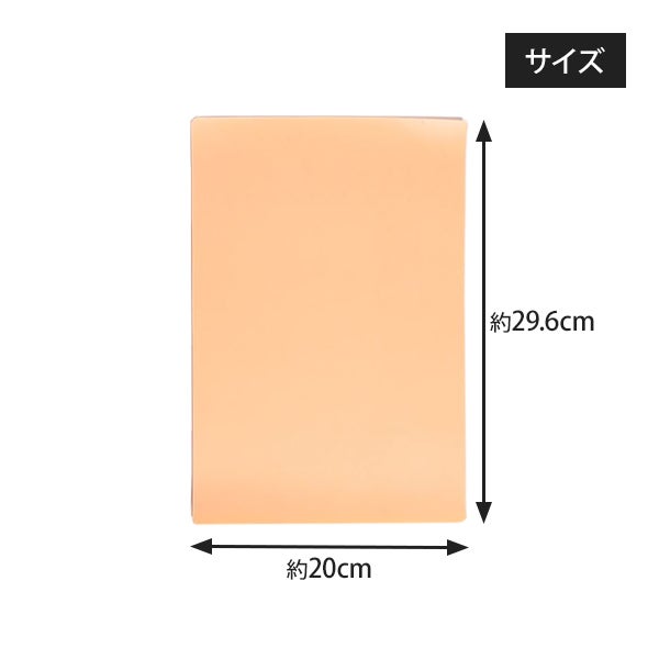 練習用スキン シリコンタイプ 大 (20×29.6cm、厚み3mm)