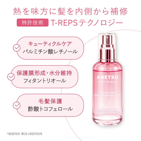 アネツ ヘアエッセンス サンリットブーケ 75mL