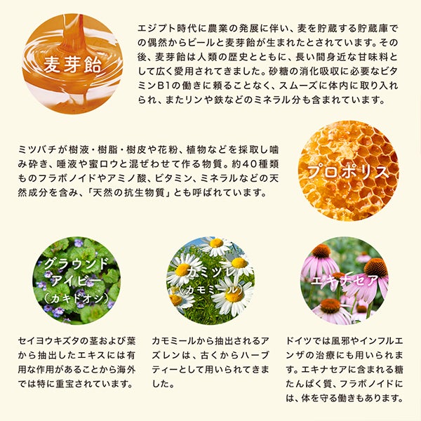 [だいじょうぶなもの] 百年はちみつのど飴 生姜レモン味