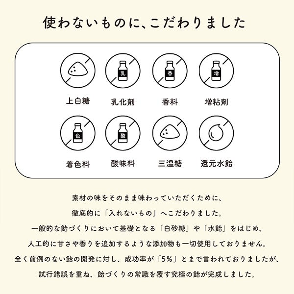 [だいじょうぶなもの] 百年はちみつのど飴 生姜レモン味