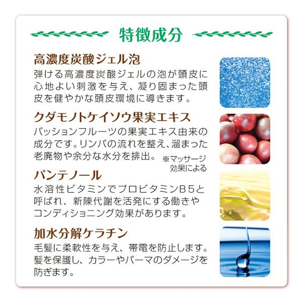 [ラシンシア] スパークリングヘッドジェル CO2 120g