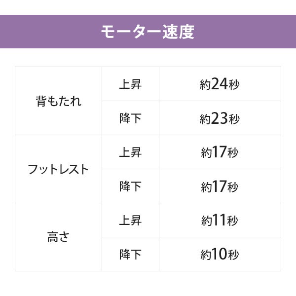 電動垂直昇降リクライニングチェア T01 スリム ブラック