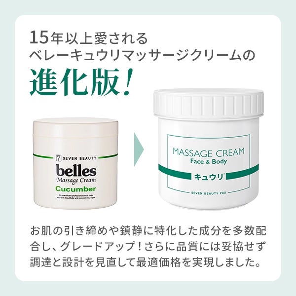 [SEVEN BEAUTY PRO] キュウリマッサージクリームR 450g