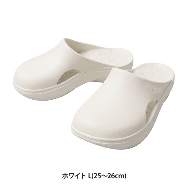 [habits] ビーメイクサンダル コロン ホワイト L(25～26cm)