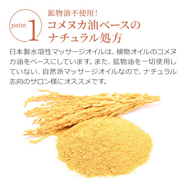 [SEVEN BEAUTY PRO] ウォーターソルブルマッサージオイル 日本製R 無香料 1L