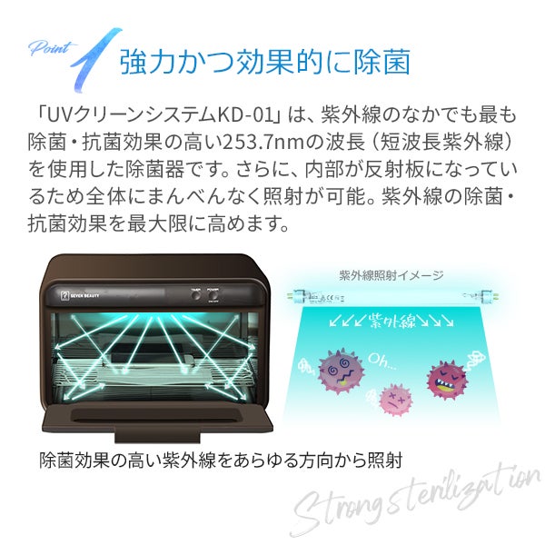 UV クリーンシステム KD-01 ホワイトの通販｜セブンビューティー